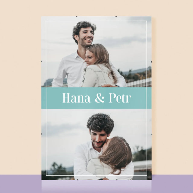 Fotokoláž: Pár Jména - Plakát