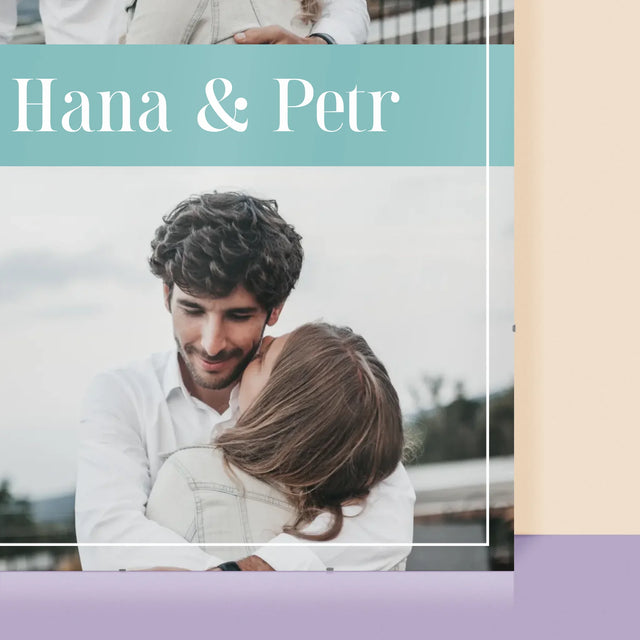 Fotokoláž: Pár Jména - Plakát