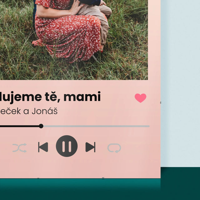 Fotka A Textem: Milujeme Tě, Mami - Plakát