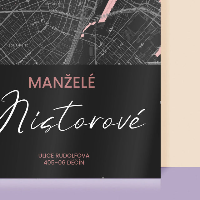 Mapa Města: Mapa Města: Stát - Plakát