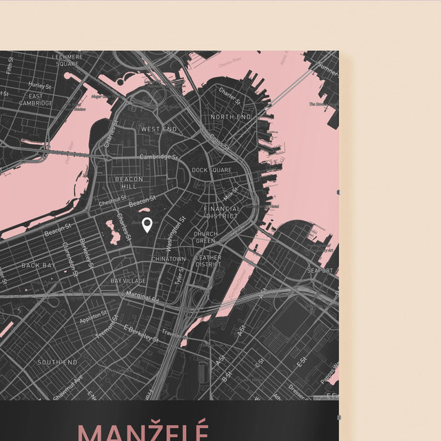 Mapa Města: Mapa Města: Stát - Plakát