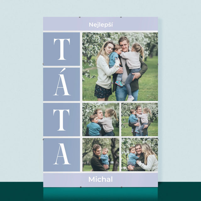 Fotokoláž: Nejlepší Táta Koláž - Plakát