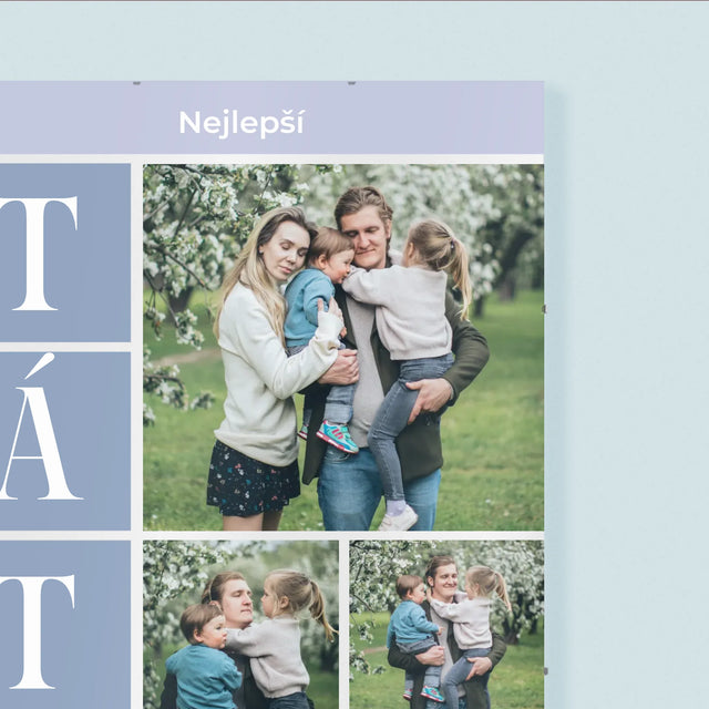 Fotokoláž: Nejlepší Táta Koláž - Plakát