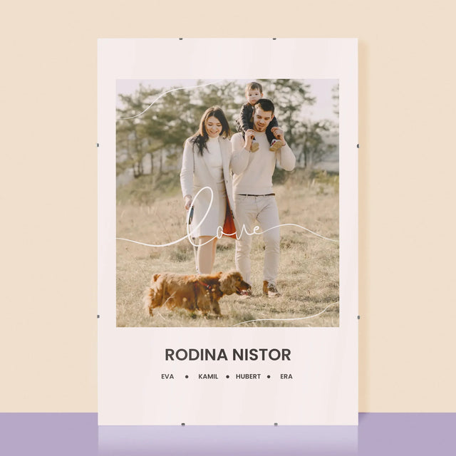 Fotka A Textem: Love Rodina - Plakát