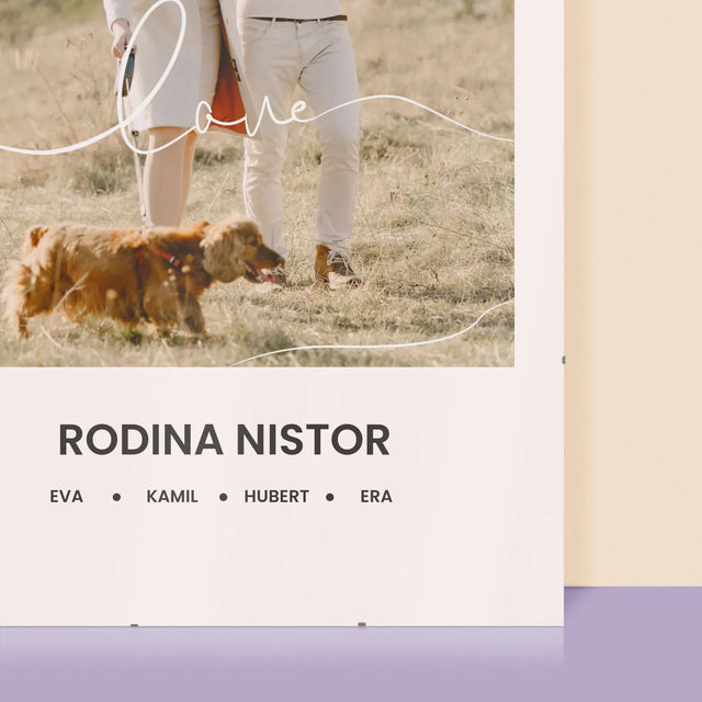 Fotka A Textem: Love Rodina - Plakát