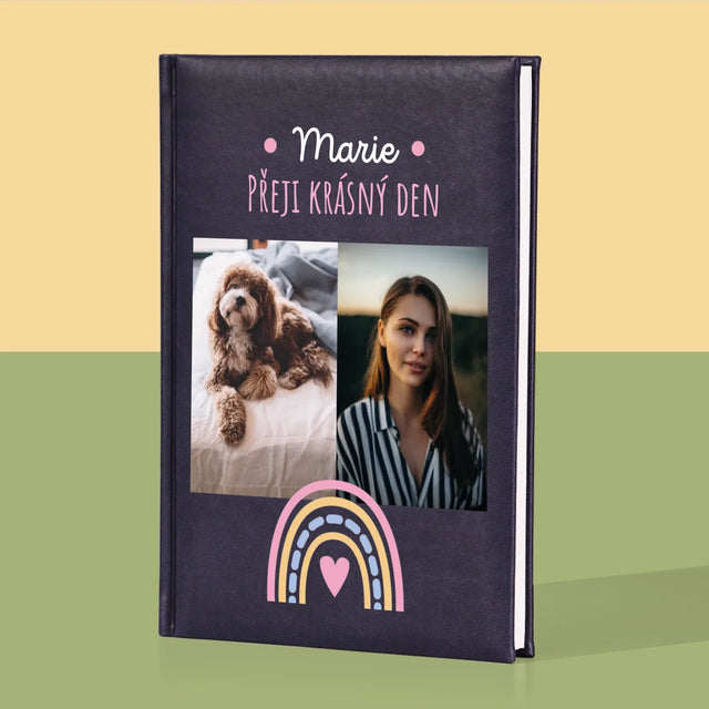 Fotokoláž: Přeji Krásný Den - Zápisník