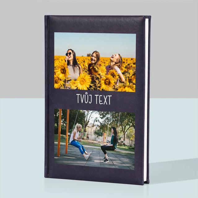 Fotokoláž: 2 Fotky A Nápis - Zápisník