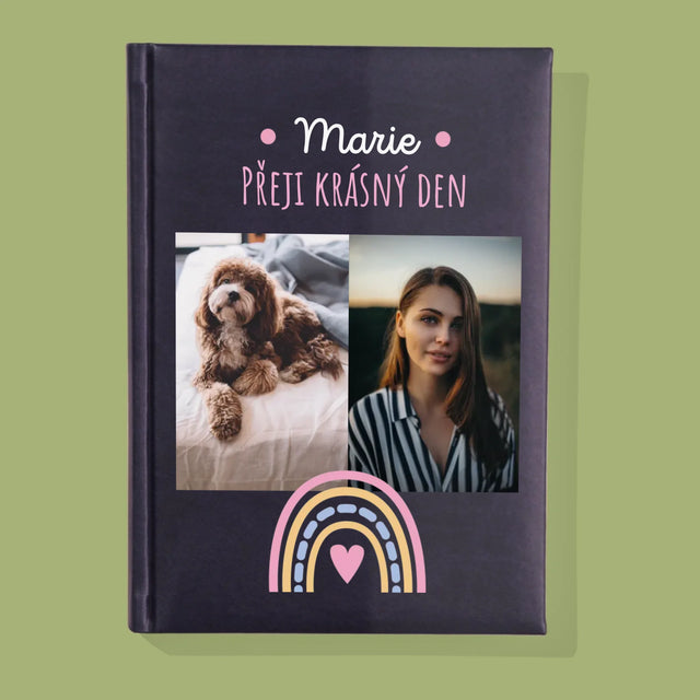 Fotokoláž: Přeji Krásný Den - Zápisník