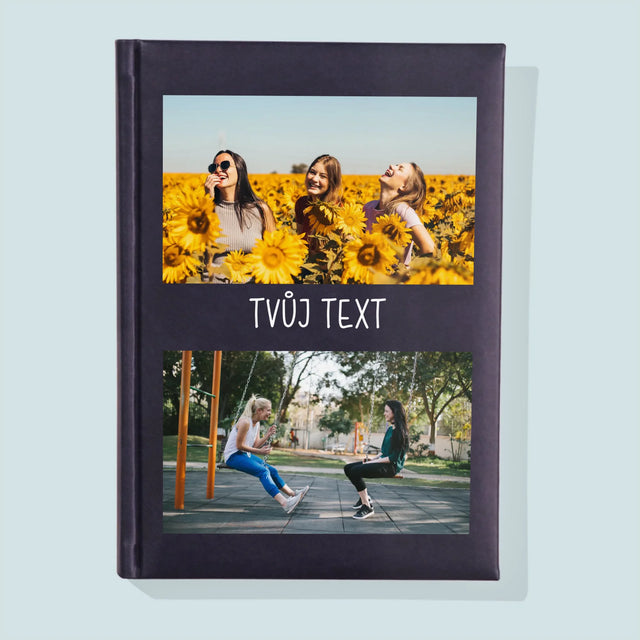 Fotokoláž: 2 Fotky A Nápis - Zápisník