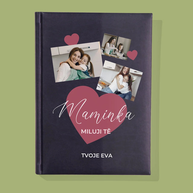 Fotokoláž: Maminka - Zápisník
