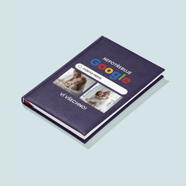 Fotokoláž: Nepotřebuji Google - Zápisník