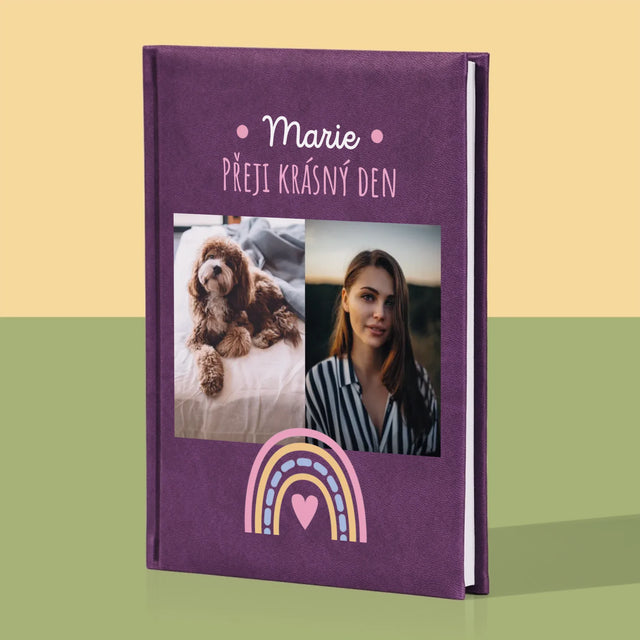 Fotokoláž: Přeji Krásný Den - Zápisník