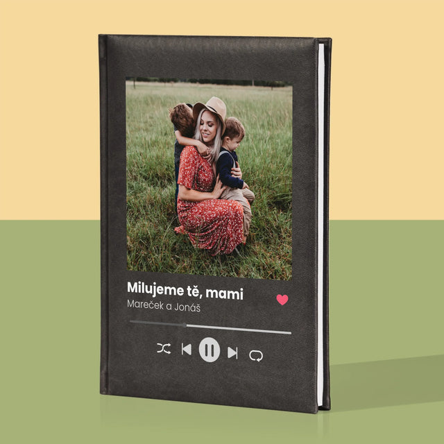 Fotka A Textem: Milujeme Tě, Mami - Zápisník