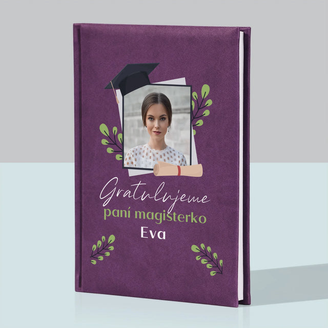 Fotka A Textem: Gratulujeme Paní Magisterko - Zápisník
