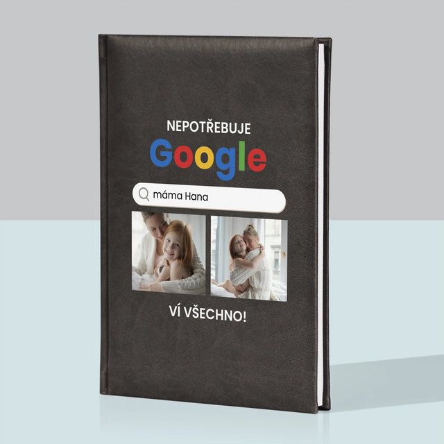 Fotokoláž: Nepotřebuji Google - Zápisník