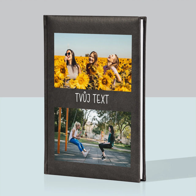 Fotokoláž: 2 Fotky A Nápis - Zápisník