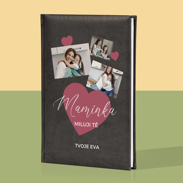 Fotokoláž: Maminka - Zápisník