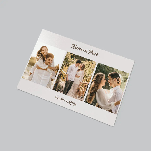 Fotokoláž: Spolu Nejlíp Koláž Z Fotografií - Podložka Na Psací Stůl