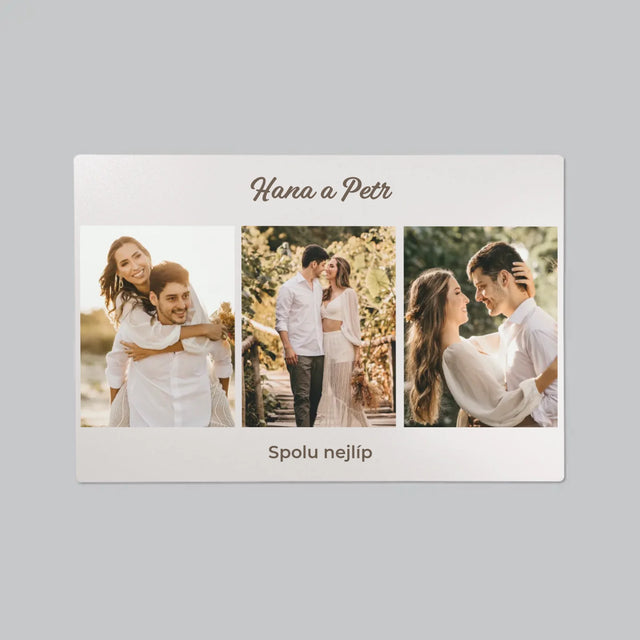 Fotokoláž: Spolu Nejlíp Koláž Z Fotografií - Podložka Na Psací Stůl