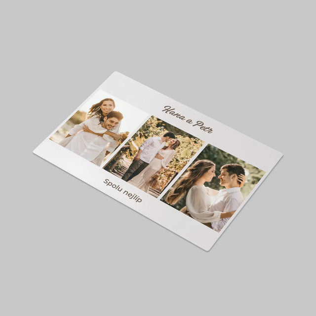 Fotokoláž: Spolu Nejlíp Koláž Z Fotografií - Podložka Na Psací Stůl