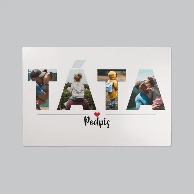 Slovo Z Fotek: Táta Z Tvých Fotek - Podložka Na Psací Stůl