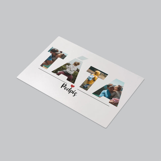 Slovo Z Fotek: Táta Z Tvých Fotek - Podložka Na Psací Stůl