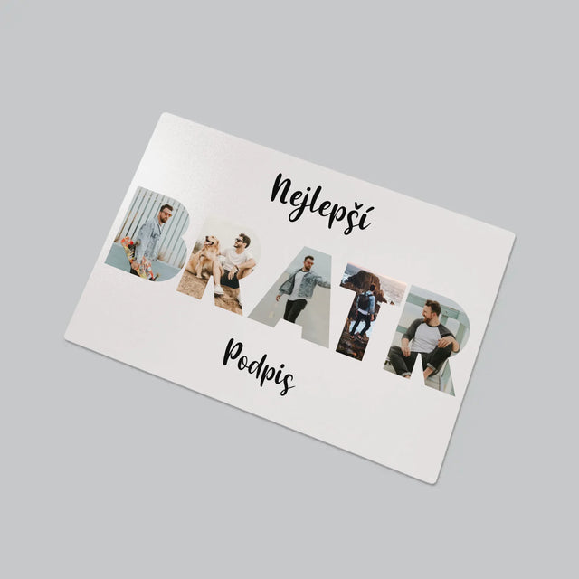 Slovo Z Fotek: Bratr Z Tvých Fotek - Podložka Na Psací Stůl