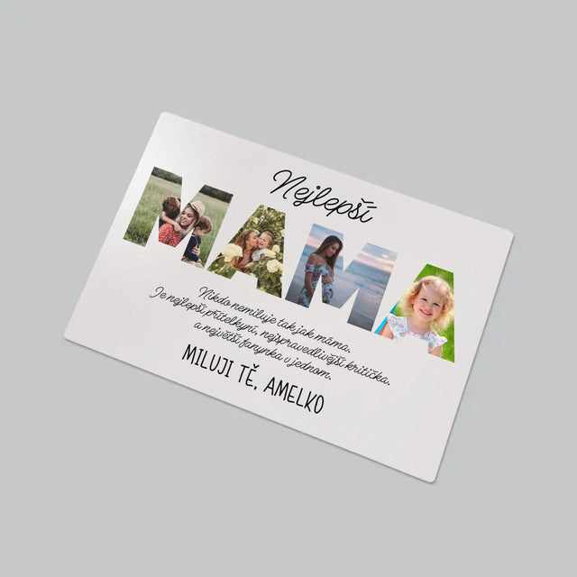 Slovo Z Fotek: Nejúžasnější Máma Na Světě - Podložka Na Psací Stůl