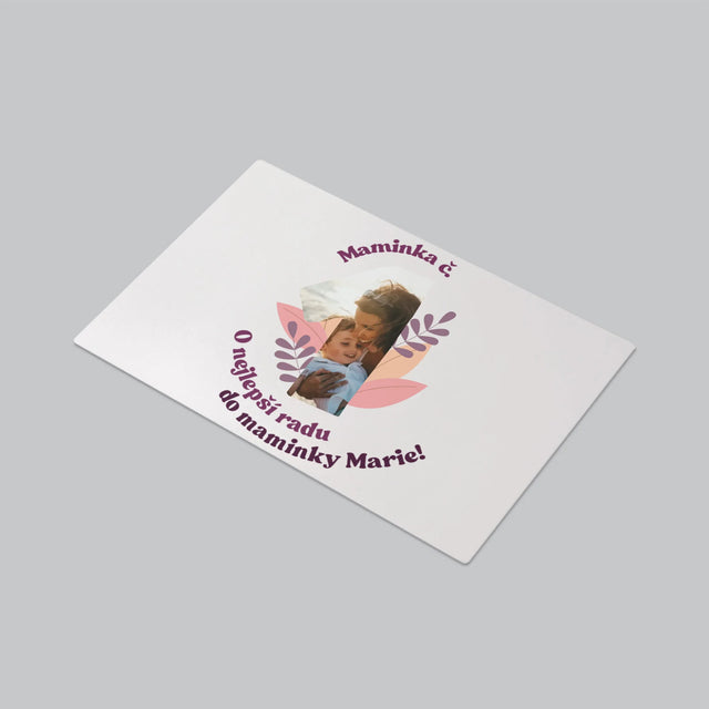 Fotka A Textem: Maminka Č. 1 - Podložka Na Psací Stůl