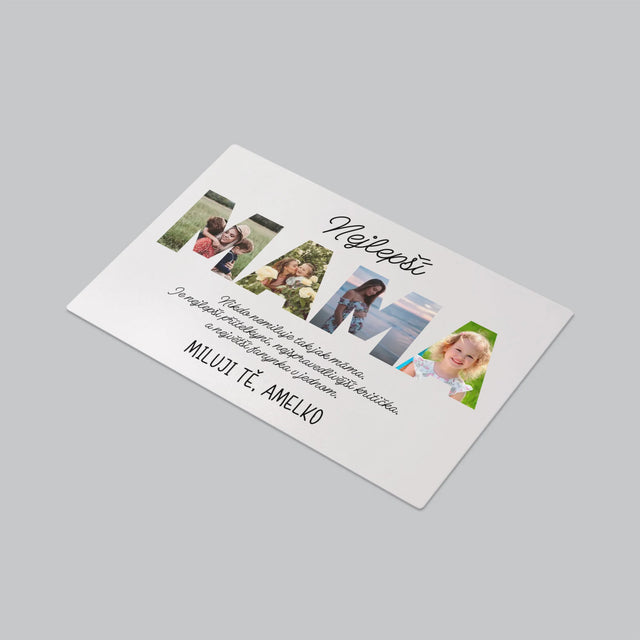 Slovo Z Fotek: Nejúžasnější Máma Na Světě - Podložka Na Psací Stůl