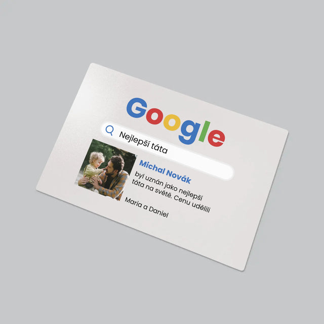 Fotka A Textem: Nejlepší Táta Google Výsledek - Podložka Na Psací Stůl