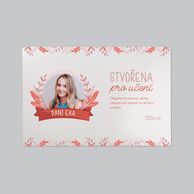 Fotka A Textem: Stvořena Pro Učení - Podložka Na Psací Stůl