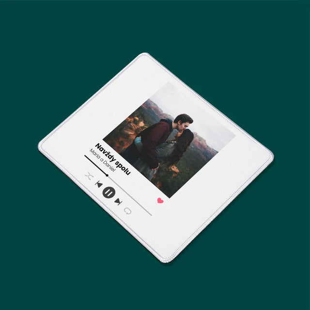 Fotka A Textem: Spotify S Vlastní Fotkou - Podložka Pod Myš