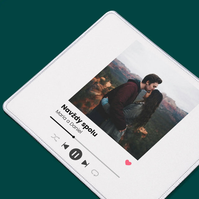 Fotka A Textem: Spotify S Vlastní Fotkou - Podložka Pod Myš