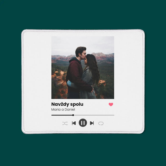 Fotka A Textem: Spotify S Vlastní Fotkou - Podložka Pod Myš