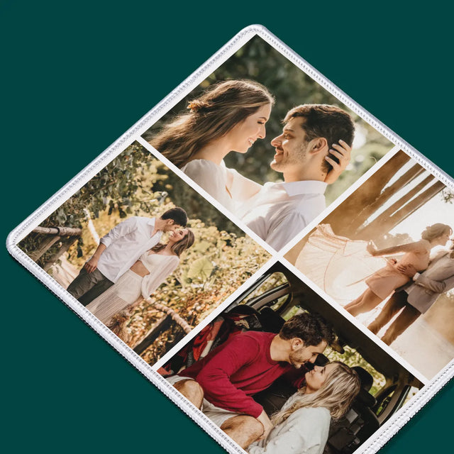 Fotokoláž: 4 Fotky - Podložka Pod Myš