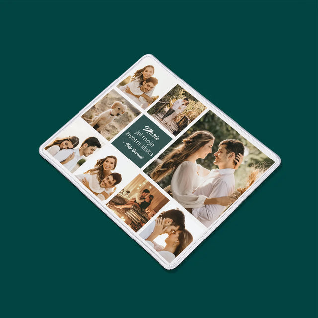 Fotokoláž: Koláž Milostná - Podložka Pod Myš