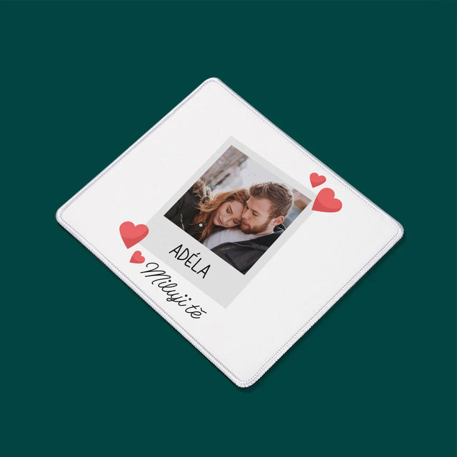 Fotka A Textem: Miluji Tě Fotka - Podložka Pod Myš