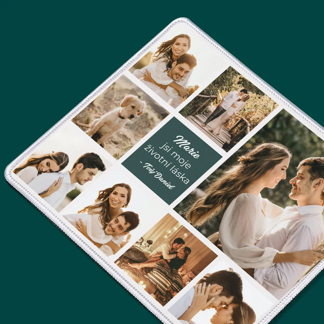 Fotokoláž: Koláž Milostná - Podložka Pod Myš