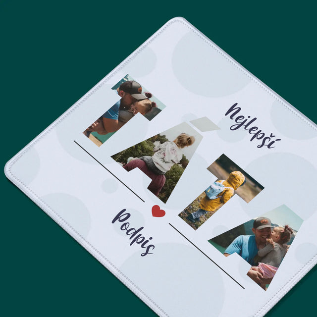 Slovo Z Fotek: Táta Z Tvých Fotek - Podložka Pod Myš