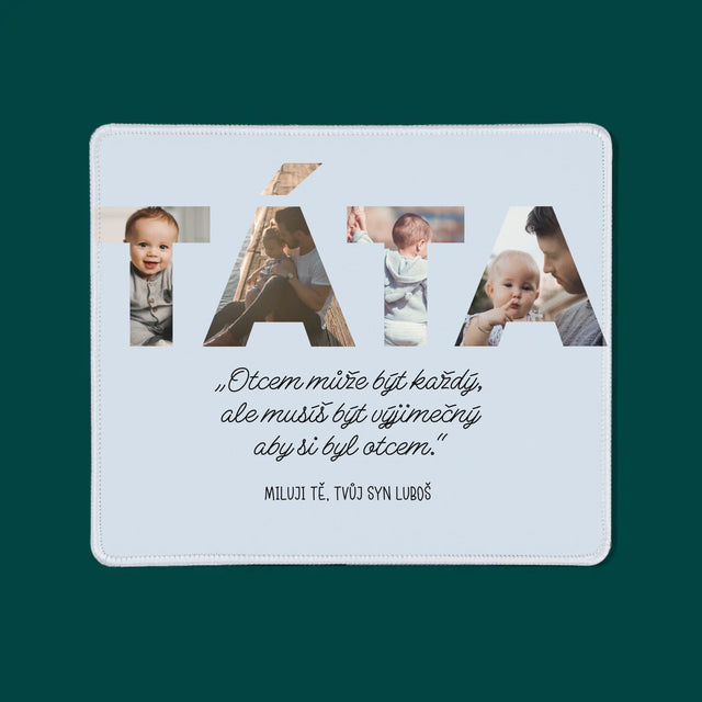 Slovo Z Fotek: Můj Výjimečný Tatínek - Podložka Pod Myš