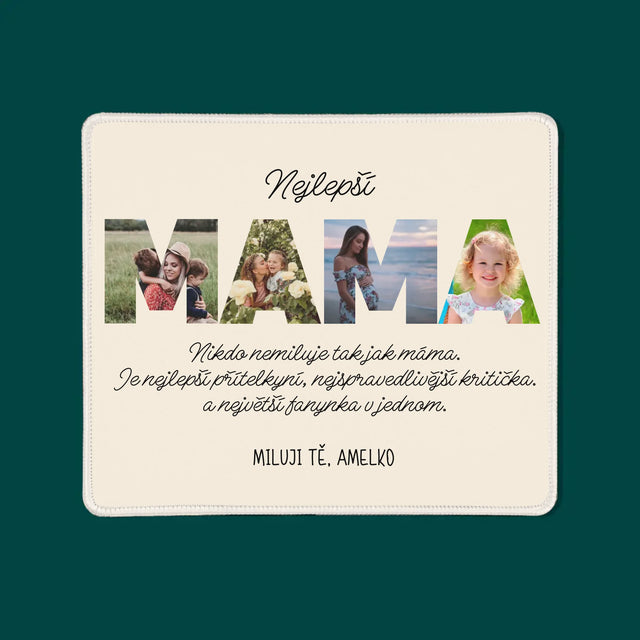Slovo Z Fotek: Nejúžasnější Máma Na Světě - Podložka Pod Myš