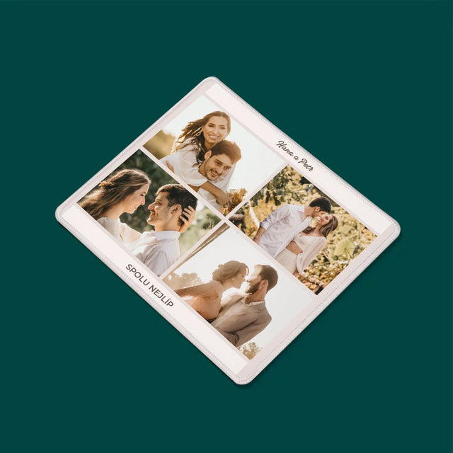 Fotokoláž: Spolu Nejlíp Koláž Z Fotografií - Podložka Pod Myš