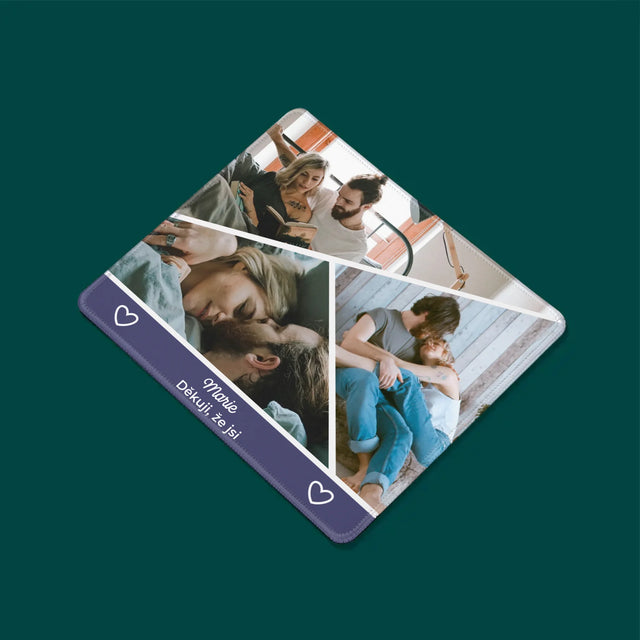 Fotokoláž: Děkuji, Že Jsi - Podložka Pod Myš