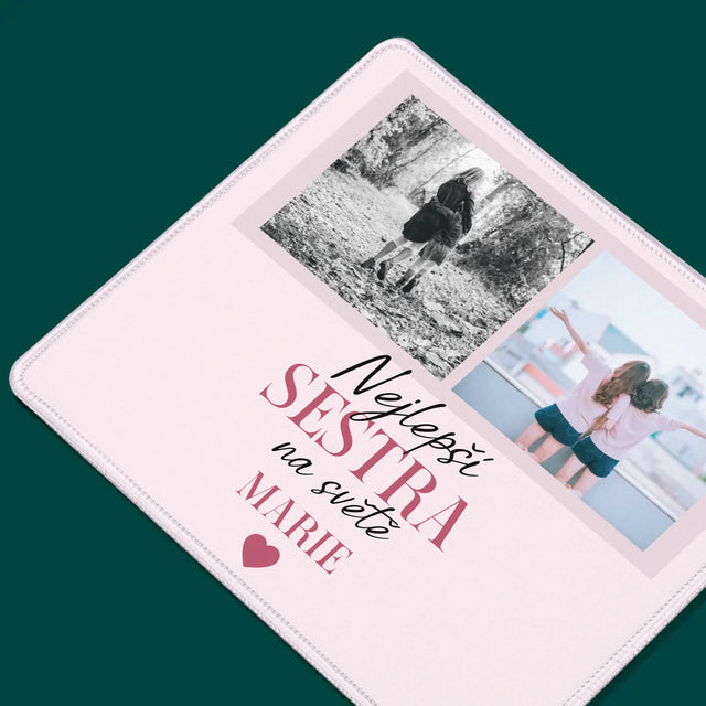 Fotokoláž: Nejlepší Sestra - Podložka Pod Myš