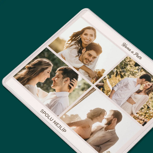 Fotokoláž: Spolu Nejlíp Koláž Z Fotografií - Podložka Pod Myš
