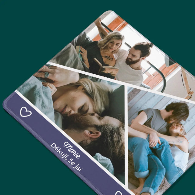 Fotokoláž: Děkuji, Že Jsi - Podložka Pod Myš