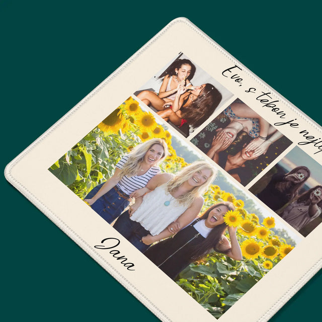 Fotokoláž: Nejlepší Kamarádka - Podložka Pod Myš