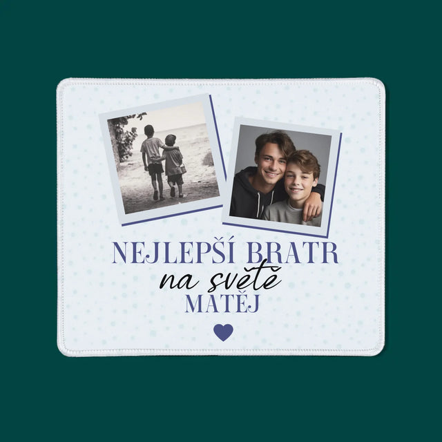 Fotokoláž: Nejlepší Bratr Na Světě - Podložka Pod Myš