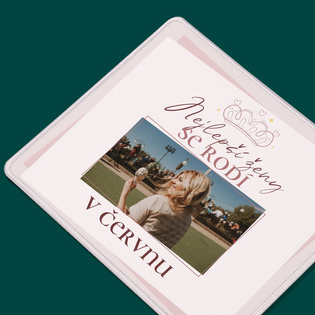 Fotka A Textem: Nejlepší Ženy - Podložka Pod Myš